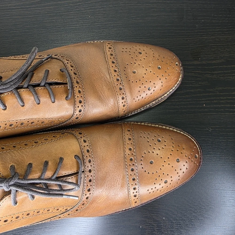 Johnston & Murphy Conard Cap Toe Oxford Mens Shoe Size‎ 10M 20-8682